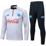 Chándal Napoli 2025/26- White (Cremallera larga)